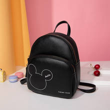 Bolsa multifuncional infantil da disney, bolsa escolar para meninas com mickey mouse, multifuncional 2024 - compre barato