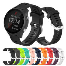 Silicone Smart Watch Band Strap For Garmin Forerunner 245 245M 645 Venu Vivoactive 3 Bracelet For Samsung Galaxy 42mm Wristband 2024 - buy cheap