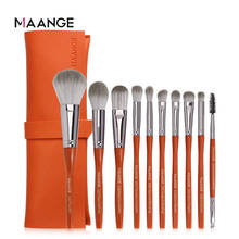 MAANGE Pro 5/10pcs Makeup Brushes Set Make Up Powder Brush Pinceaux maquillage Beauty Cosmetic Tools Kit Eyeshadow Lip Brush Bag 2024 - buy cheap