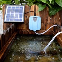 Bomba de oxígeno de agua con energía Solar para acuario, oxigenador de tanque de peces, aireador silencioso para estanque, CC, carga USB 2024 - compra barato
