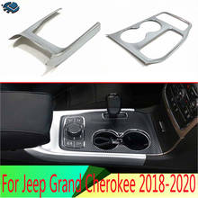 For Jeep Grand Cherokee 2018-2020 Car Styling Accessories ABS Chrome Gear Shift Panel Center Console Cover Trim 2024 - buy cheap