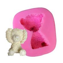 Silicone Mold Teddy Bear Shape Mold Aromatherapy Candle Molds Silicone Mould DIY Chocolate Cake Fondant Candy Mold Cake Decor 2024 - buy cheap