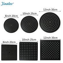 Stainless steel Black Bathroom Ultrathin 2 mm Rain Shower Head 8/10/12 Inch Wall & Ceiling Square & Round Rainfall S Shower Head 2024 - buy cheap