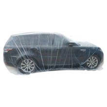 Disposable Car Cover Protect Waterproof Transparent Plastic Dust Cover Car Rain Cover Convenient Outdoor 2024 - buy cheap