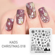 Christmas Nail Stamp Template Snowflake Series Santa Claus Elk Pattern Stamping Plate Nail Art Manicure Image DIY Design Tool 2024 - buy cheap