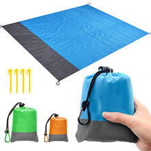 Beach Blanket Sandless Picnic Outdoor Cushion Pocket Portable Waterproof Camping Blanket Suitable For Travel Camping Hiking 2024 - buy cheap