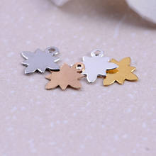 9.8mm Copper Single Pendant Necklace Pendant Snowflake Fashion Jewelry Maple Leaf Shape Jewelry Accessories 2024 - buy cheap