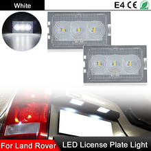 1 par de lâmpadas de led para land rover discovery, 3, discovery 4, freelander 2, liga na placa, luz para esporte, placa de identificação 2024 - compre barato