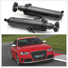 For Audi RS4 B8 Avant 2012 2013 2014 2015 2016 New Headlight Washer Lift Cylinder Spray Nozzle Jet 2024 - buy cheap