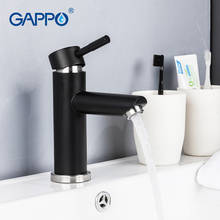 GAPPO смеситель для раковины, черный, белый кран, водопад, смеситель для ванной комнаты, современный латунный кран, смеситель для раковины, кран на бортике с одной ручкой 2024 - купить недорого