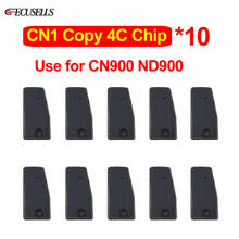 10 шт./лот CN1 копия 4C Чип Стандартный чип Автомобильный ключ чип для CN900 или ND900 может использоваться много раз 2024 - купить недорого