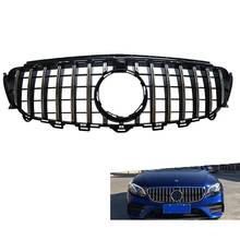 Chrome Black Front Grille Upper Grill For Mercedes Benz W213 E200 E300 E400 E43 AMG 2016 2017 2018 2019 GT R Style 2024 - buy cheap