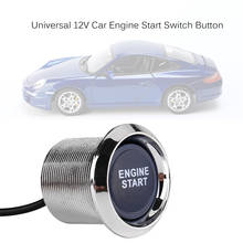 Interruptor de botón de arranque del motor del vehículo, 12V, encendido, luz LED brillante integrada con una caja de relé, rojo, azul, Universal 2024 - compra barato