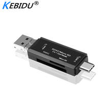 Portable New 3 in 1 Type-C Card Reader Micro USB Type-C OTG Flash Adapter Connector TF OTG Memory Card Reader Writer High Speed 2024 - buy cheap