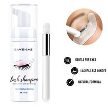 50ml Eyelash Shampoo Brush Kit Individual Eye Lash Extension Foam Cleaner U2JD 2024 - buy cheap