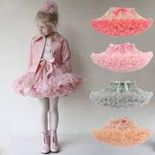 Drop Shipping Baby Girls Tutu Skirt Fluffy Children Ballet Kids Pettiskirt Baby Girl Skirts Princess Tulle Party Dance Skirts 2024 - buy cheap