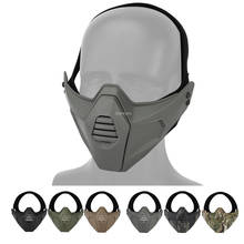 Half Face Airsoft Mask Breathable Military Tactical Paintball Shooting Protection Mask Hunting Wargame CS Gear Face Masks 2024 - buy cheap