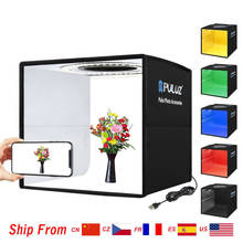 PULUZ-caja de luz plegable para estudio fotográfico, kit de tienda de fotografía con 12 colores, 25cm 2024 - compra barato
