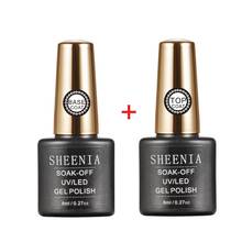 Sheenja esmalte em gel para manicure, base de cobertura brilhante e de longa duração para reforço de 16ml, verniz híbrido para manicure, primer para arte em unhas 2024 - compre barato