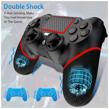 Беспроводной геймпад Dual Shock, игровой контроллер, совместим с Bluetooth, с аккумулятором, для PS4 2024 - купить недорого