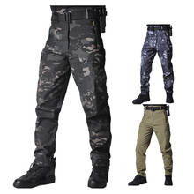 Pantalones tácticos de Sharkskin para hombre, pantalones militares de combate, entrenamiento, Airsoft, senderismo, caza 2024 - compra barato
