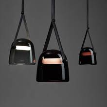 Modern Mona Glass Pendant Lights Led Belt Hanging Lamp for Living Room Bedroom Kitchen Fixtures Suspension Luminaire Home Decor 2024 - buy cheap