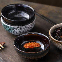 Tigela de cerâmica retrô para jantar estilo japonês 4.5 para comida de sopa e macarrão pequeno doméstico 2024 - compre barato