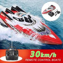 2020 RC Boat 30KM/H Children High Speed Rowing Rechargeable Battery Waterproof Electric Remote Control Boat Toy Children's Gift 2024 - buy cheap