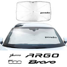 Car Windshield Sunshade Parasol Sun Shade For Fiat 500 ARGO Bravo FREEMONT Idea LINEA Panda PUNTO Seicento Siena Accessories 2024 - buy cheap
