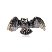 Exaggerated animal brooches restoring ancient ways the new fashion alloy drip owl brooch factory direct sale spot 2024 - buy cheap