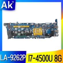 LA-9262P placa base para For DELL XPS 12 9Q33 placa base VAZA0 LA-9262P REV: 1,0 placa base I7-4500U 8GB RAM prueba 100% 2024 - compra barato