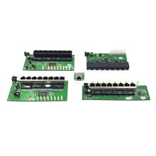 OEM factory direct mini fast 10 / 100mbps 8-port Ethernet network lan hub switch board two-layer pcb 2 rj45 1 * 8pin head port 2024 - buy cheap