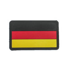 Parche de PVC 3D, Bandera de Alemania, moral militar táctica 2024 - compra barato