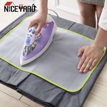 NICEYARD Ironing Board Cover Protective Insulation Against Pressing Pad Protective Press Mesh Ironing Cloth Guard Random Colors 2024 - buy cheap