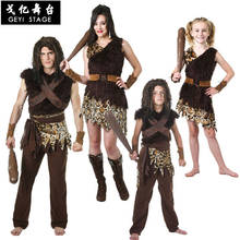 Halloween crianças, fantasia de caveman, japonês dos cavalos, pedra primitiva, sexy, feminino indiano, para carnaval 2024 - compre barato