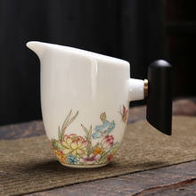 200ml Fair Cup Ceramic Porcelain Rural Flower Coffee Mug Chinese Kung Fu Tea Set Accessories Mugs Master Teacup Teaware Crafts 2024 - buy cheap