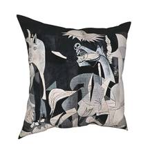 Декоративный чехол для подушки Пабло Пикассо Guernica, испанская декоративная подушка для дивана, Полиэстеровая двусторонняя печать 2024 - купить недорого