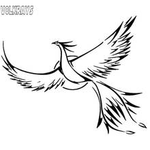 Volkrays Car Sticker Loving Memory of  Phoenix Bird Love Accessories Reflective Vinyl Decal,15cm*19cm 2024 - compre barato