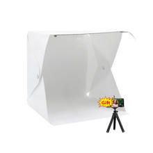 40x40x40cm LED Folding Light Box Portable Photography Photo Studio Softbox Brightness Lightbox For DSLR Camera Tabletop Shooting 2024 - buy cheap