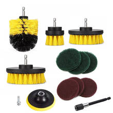 12Pcs Electric Drill Brush Scrub Pads Grout Power Drills Scrubber Cleaning Brush Tub Cleaner Tools Kit 2024 - buy cheap