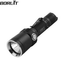 BORUiT-linterna táctica potente BC09 para XP-L2, luz LED recargable de 11 modos, lámpara de 1200lm, color rojo, verde, UV, azul, 18650 2024 - compra barato