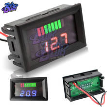 12V LED Lead-Acid Battery Indicator Lithium Battery Capacity Acid Tester Voltmeter Charge Level Indicator For Arduino Red Blue 2024 - buy cheap