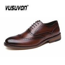Sapato masculino formal de couro, calçado oxford casual social para homens 2020 2024 - compre barato