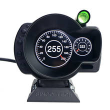 OBDII Sinco Tech-indicador de velocidad de salpicadero para coche, medidor de 10000RPM, voltaje de temperatura del agua, pantalla LCD digital, universal 2024 - compra barato