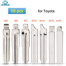 Sale ! 10pcs, TOY40 TOY41 TOY43 TOY48 Flip Remote Key Blade Blank for-Toyota Corolla Camry Highlander Vios Scion 2024 - buy cheap