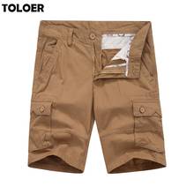 2022 Mens Cargo Shorts Summer New Casual Loose Men Military Short Trousers Jogger Training Shorts Multi-Pocket Brand Clothing 2024 - buy cheap