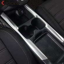 For Honda CRV CR-V 2017 2018 2019 ABS Matte Water Cup Holder Stripe Cover Trim Car Sticker Decoration Interior Accessories 2024 - buy cheap