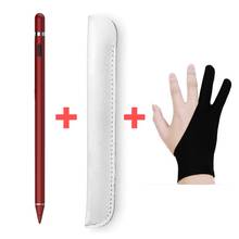 Funda de lápiz capacitivo para tableta, guantes para Apple Pencil 2 1, IPad Strokes, Universal, Stylus Touch Pen 2024 - compra barato