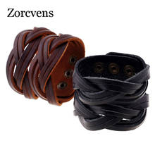 TOBILO 2022 New Punk Leather Bracelet Women Men Multilayer Braid Charm Bracelets Vintage Handmade Wristband Jewelry 2024 - buy cheap