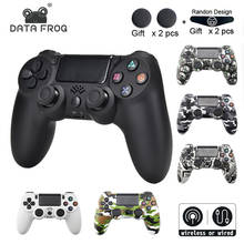 DATA FROG Support Bluetooth Wireless/Wired Gamepad For PS4 Controller For Playstation 4 Double Vibration Joystick Gamepad 2024 - buy cheap
